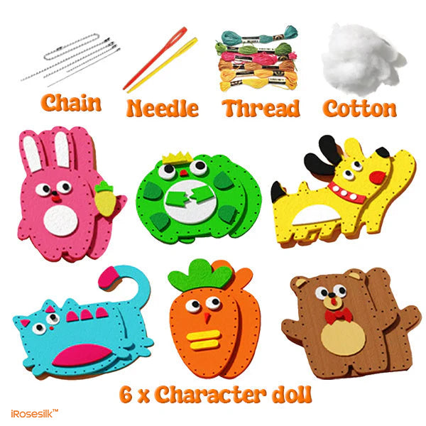 iRosesilk™ Doll Sewing DIY Toy Kit
