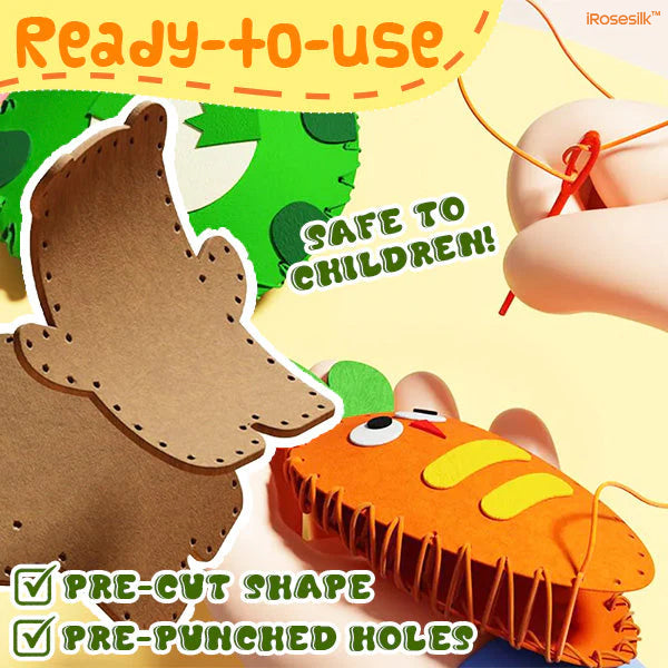 iRosesilk™ Doll Sewing DIY Toy Kit