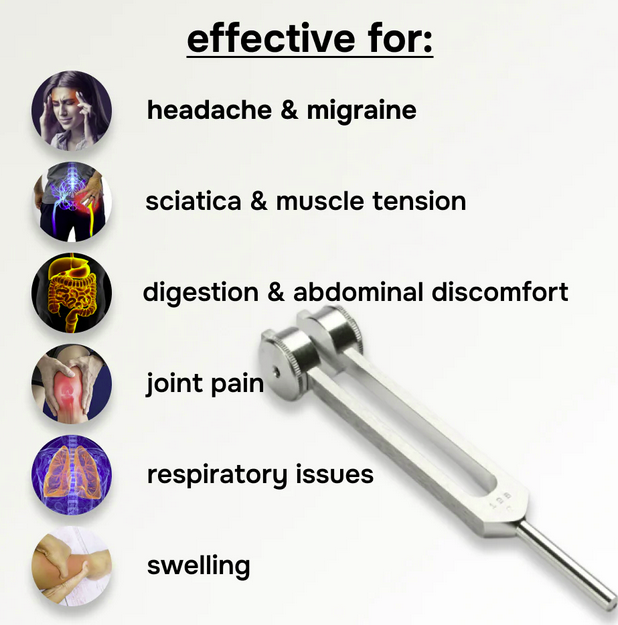 iRosesilk™ Tuning Fork 128 Hz for Healing